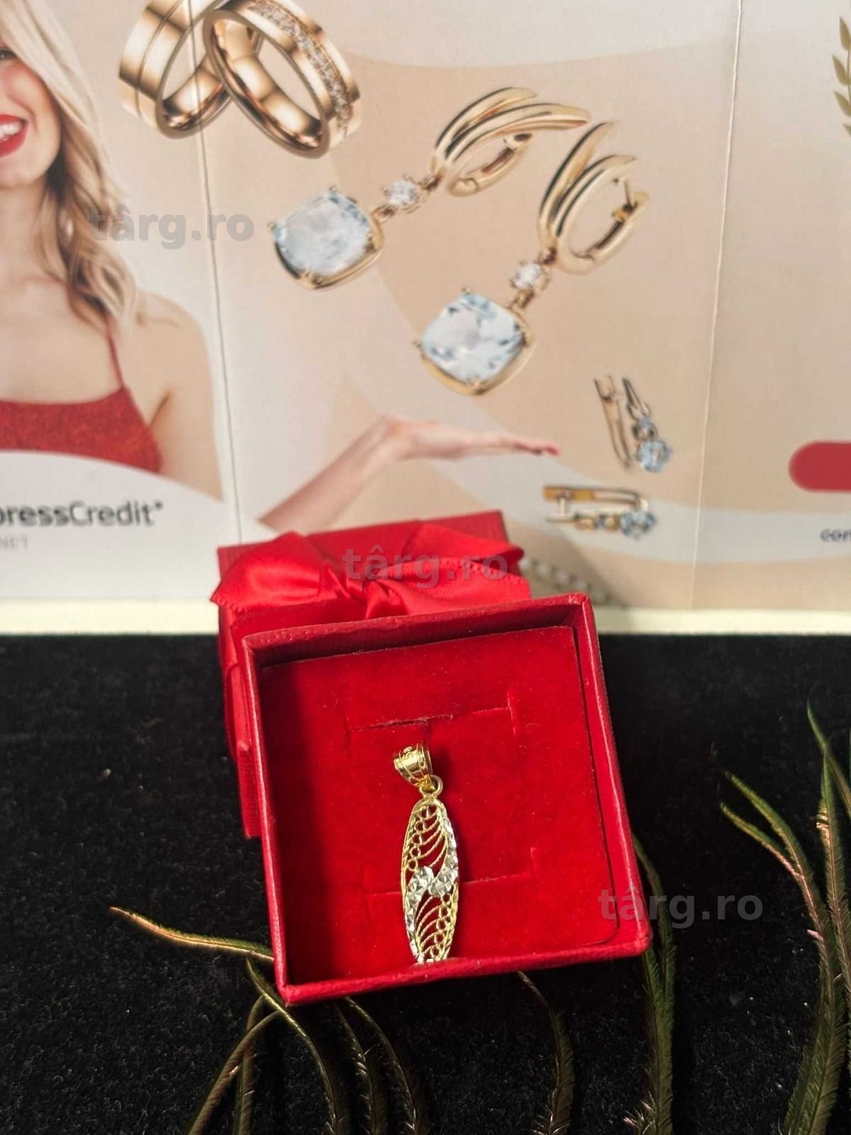 Medalion aur 14k 0.59g (B.60286.6-Tatarasi) Garantie 2 ani-295 lei 2