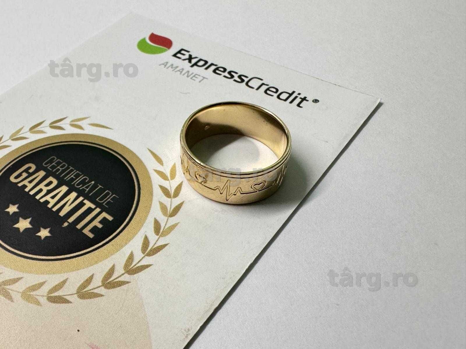 Verigheta aur 14k 5.83g (B.60726.2-Tatarasi) Garantie 2 ani-2915 lei