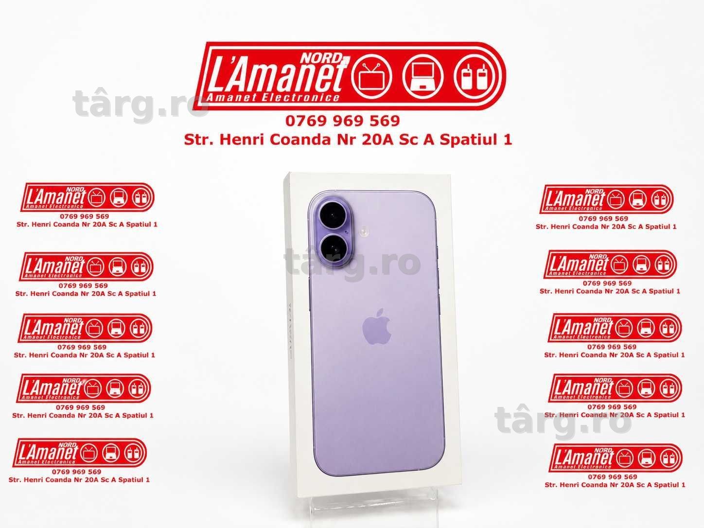 iPhone 17 Lavender 256GB Sigiliu Intact - Nord
