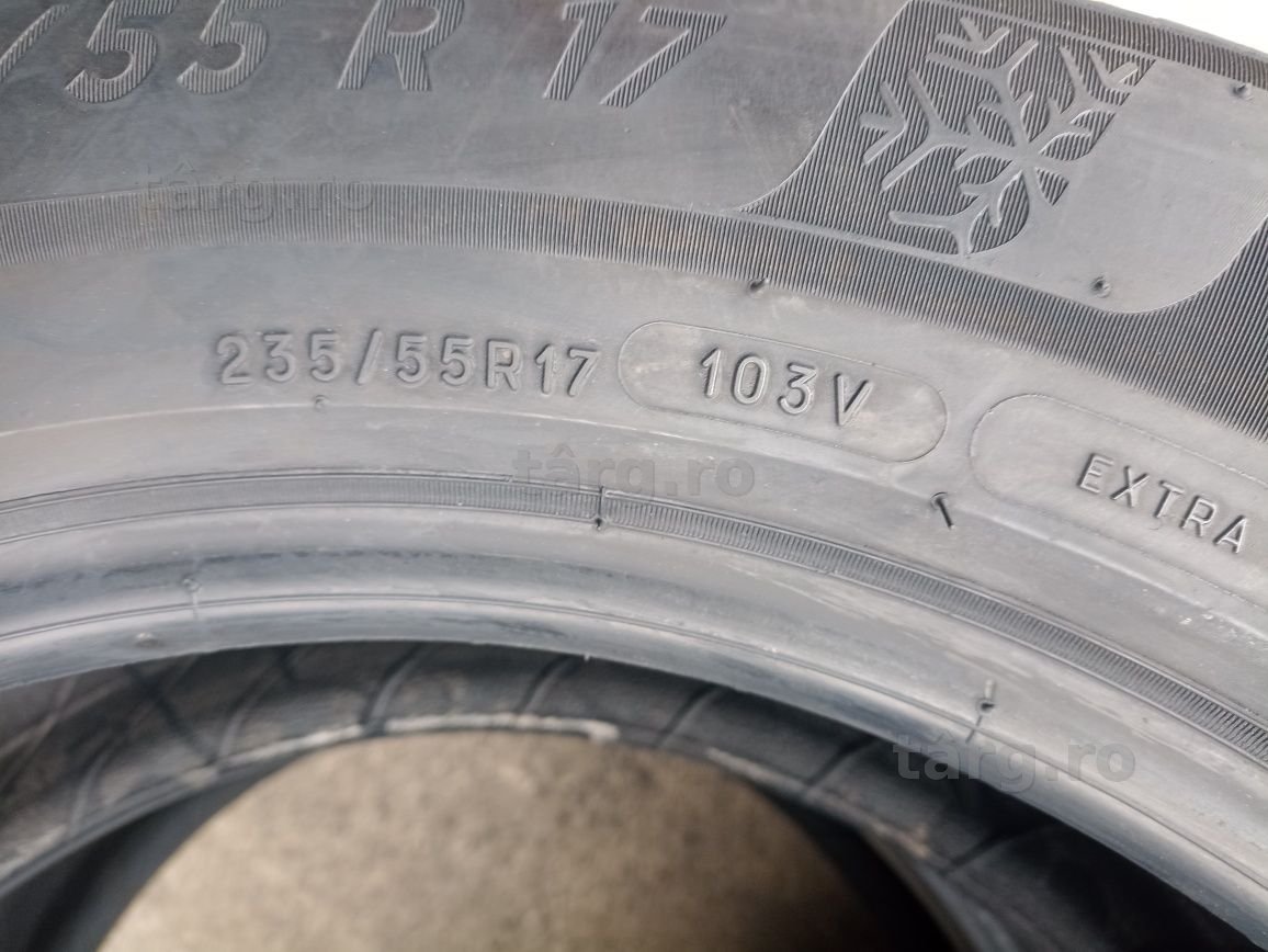 4 anvelope de iarna Michelin 235/55 R17 2xdot 1421 2xdot 0922 5