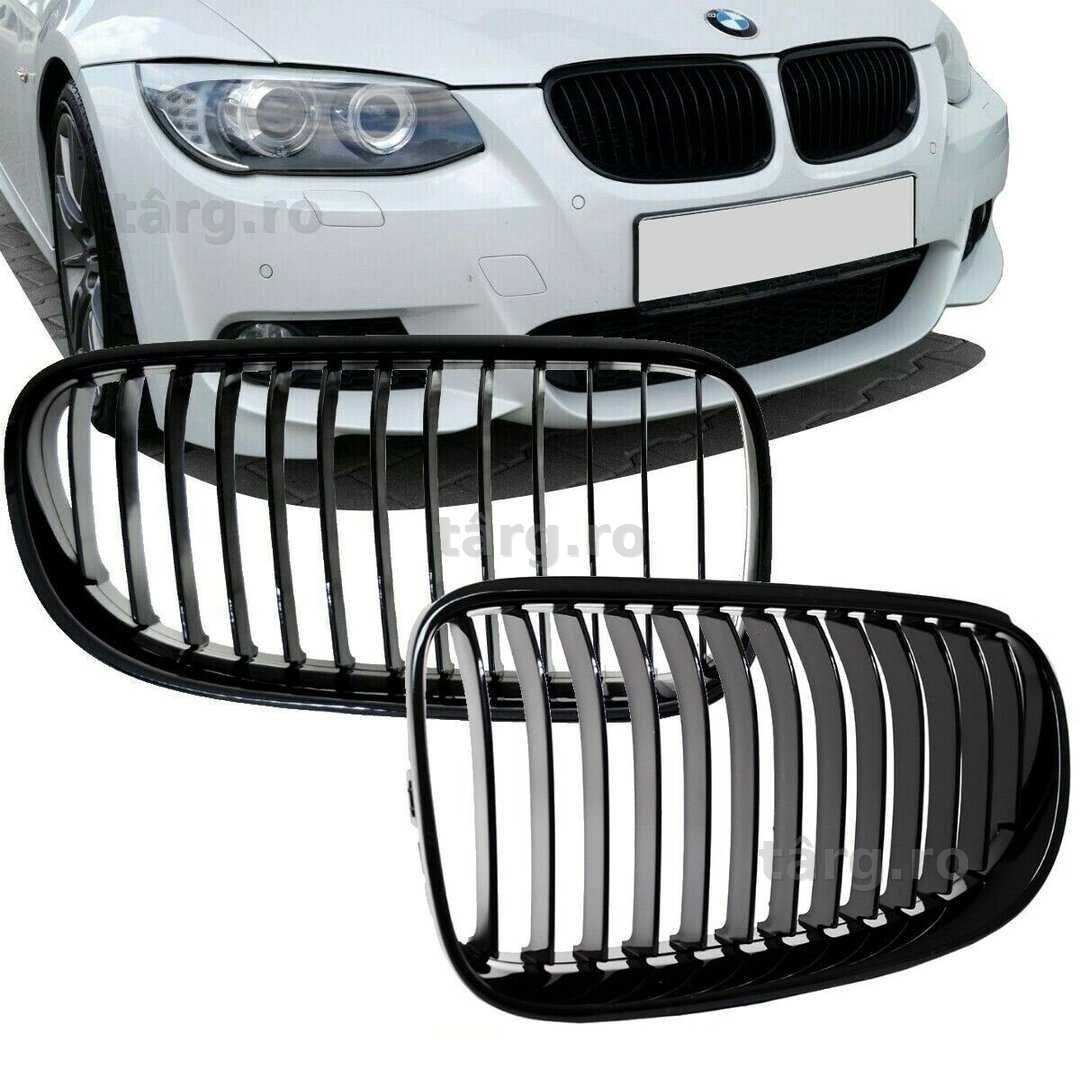 Grile duble BMW E92 / E93 FL 2008-2010 MPerf Negru lucios M-LOOK