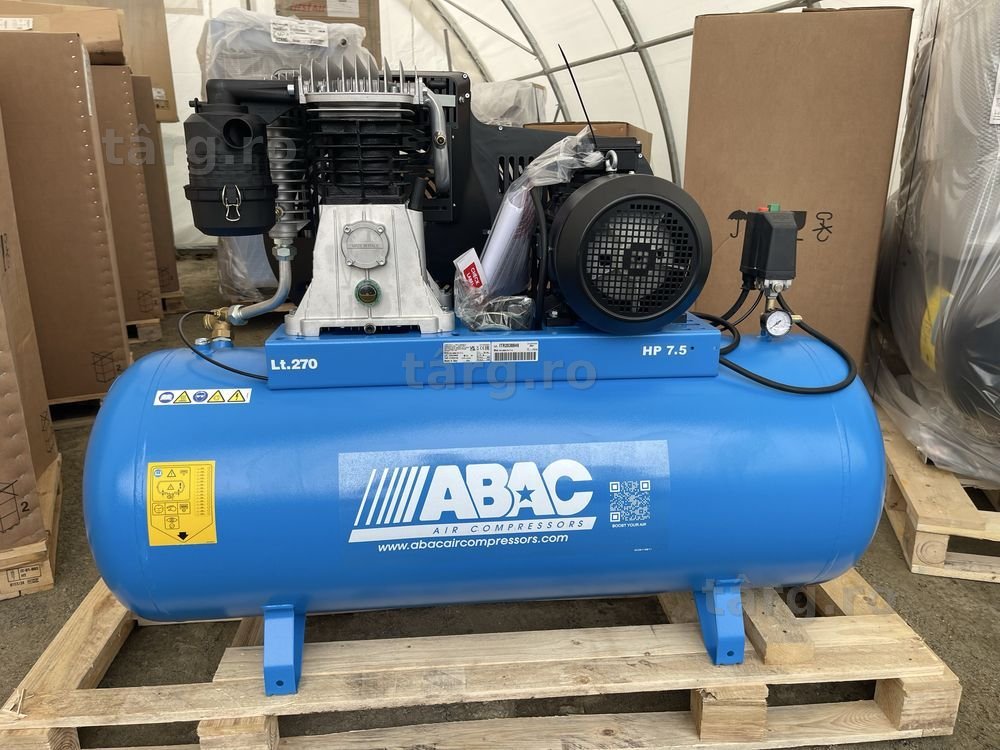 Compresor Profesional cu pistoane ABAC /870l:min /Rezervor 270l /11bar