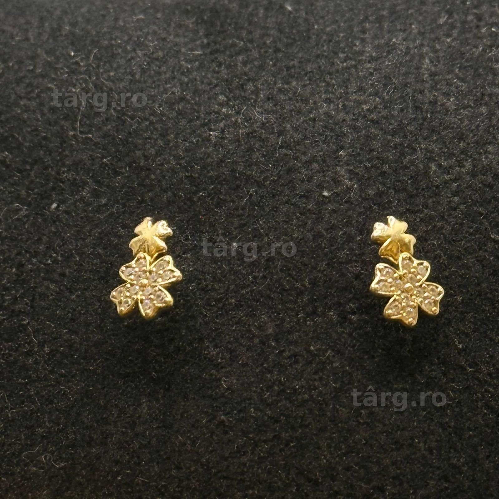 Cercei aur 14K 1.21g (AG15 Gara 1 B33878.1) Garantie 2 ani! 2