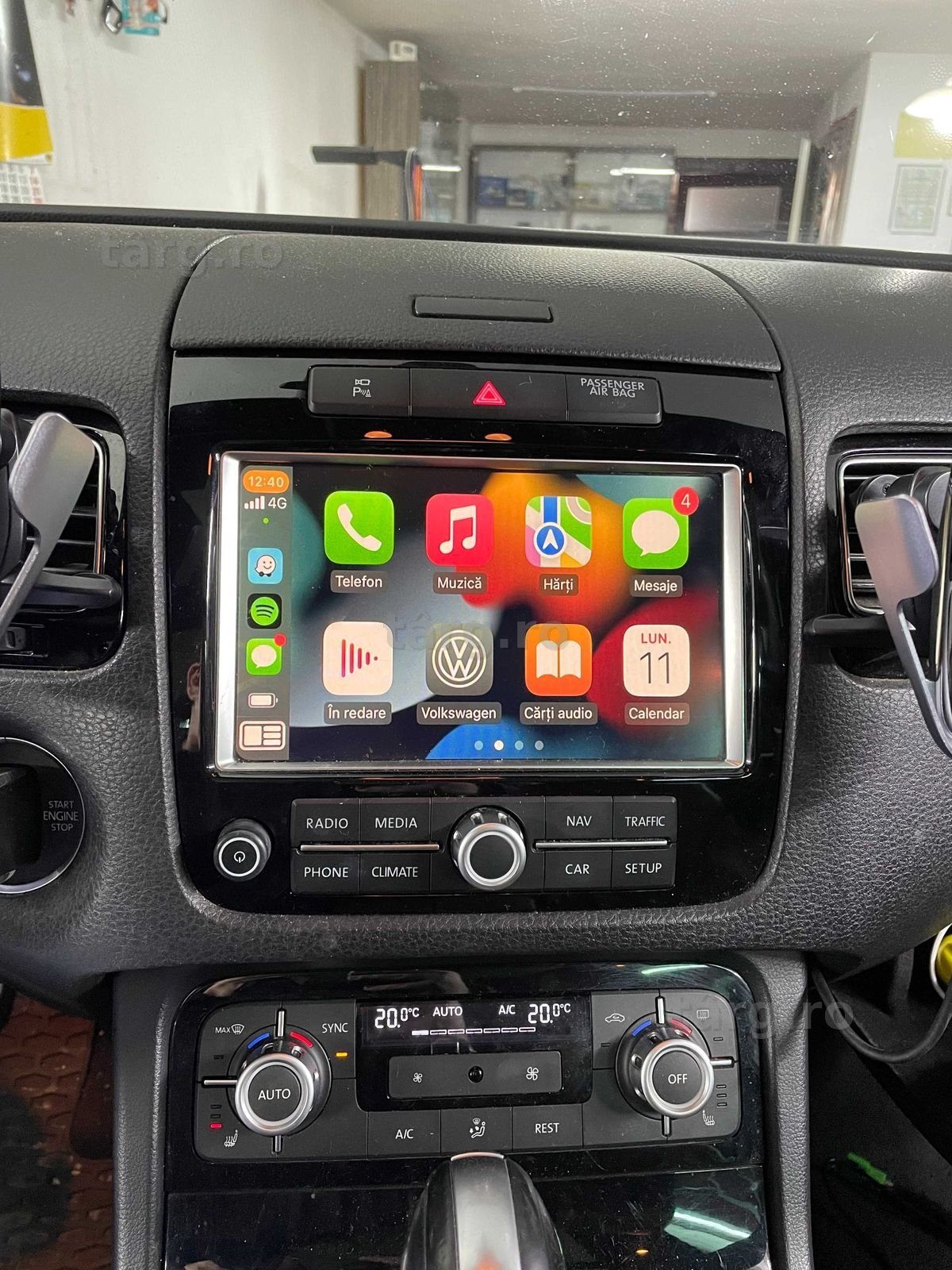 Modul Apple CarPlay Android Auto Wireless VW Touareg 7P (2010-2018)