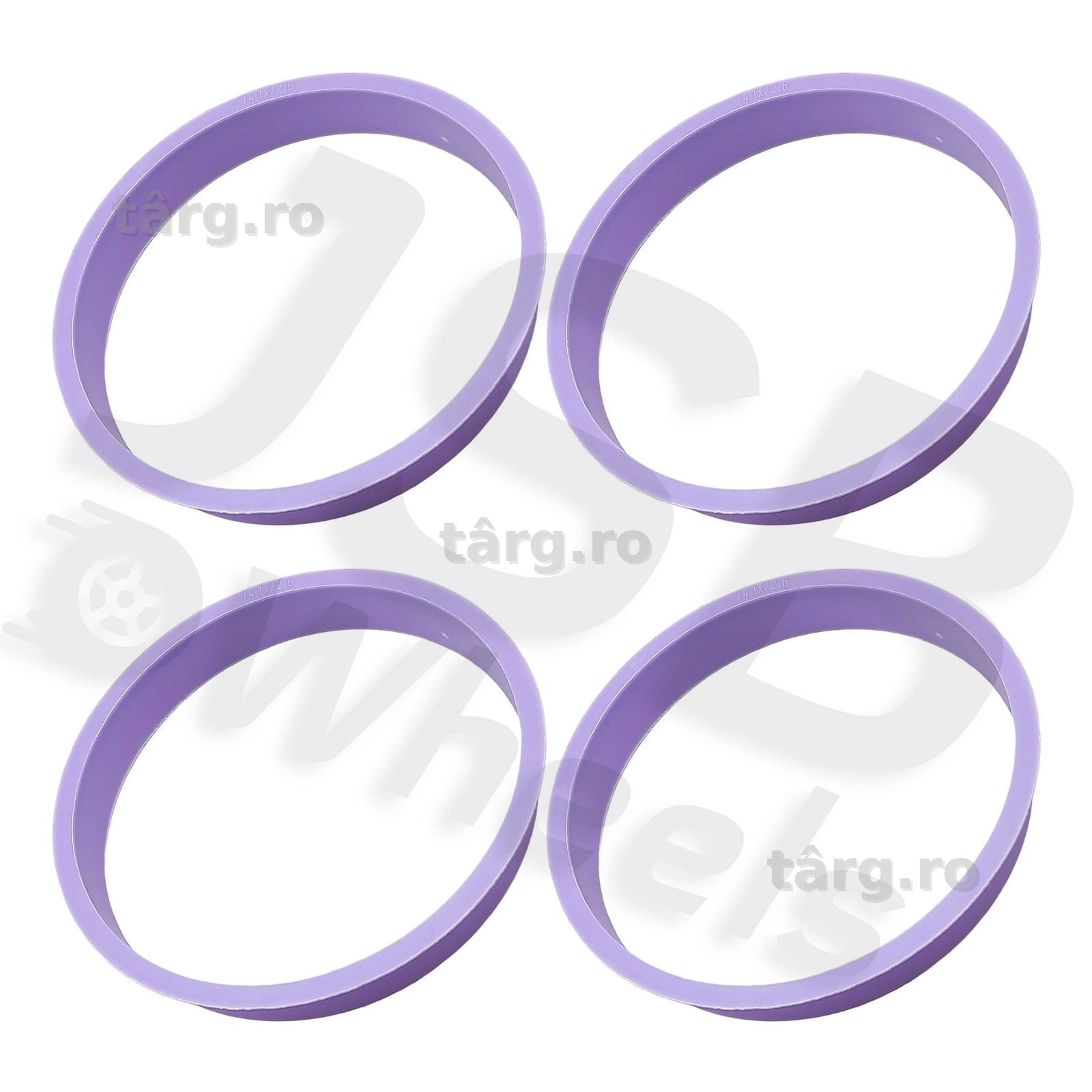Set inele de centrare ghidaj jante noi 74.1-72.6 BMW
