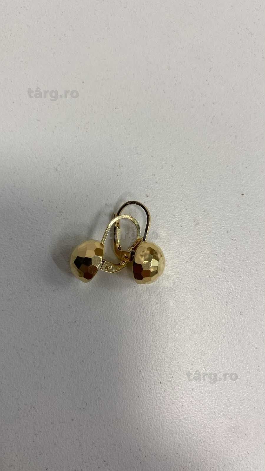 (AG13) Cercei aur 14K 2.20g (b.56201.2) Garantie 2 ani!