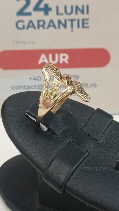 Inel aur 14K 3.26gr (Ag24 Harlau b.45165.1) - Garantie 2 ani! 2