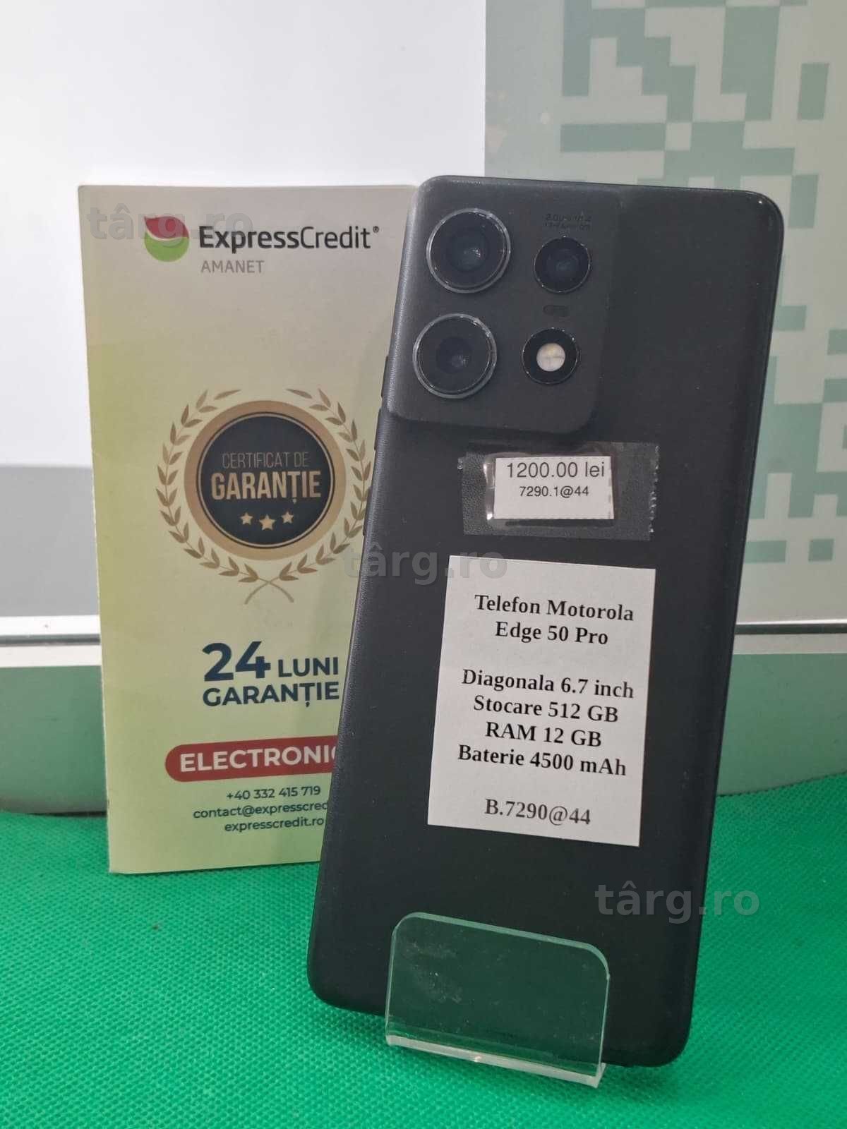 Motorola Edge 50 Pro 5G 12/512Gb (Ag44 B7290) - Garantie 2 ani!