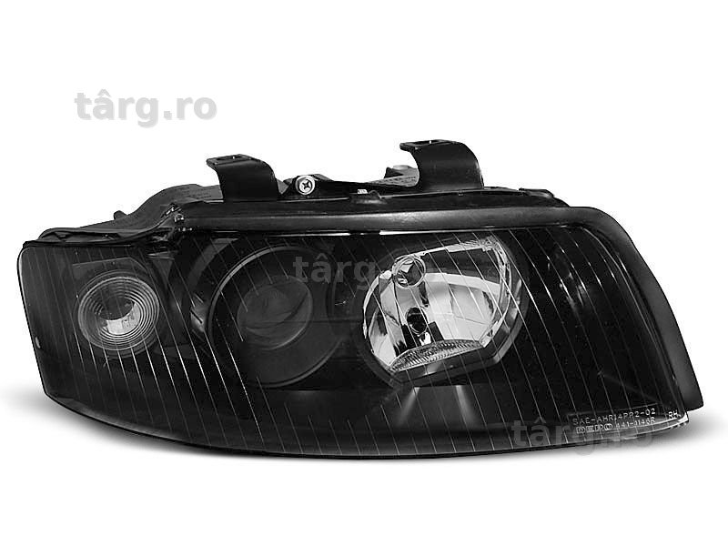 Faruri Audi A4 B6 Lupa Fundal Negru DEPO