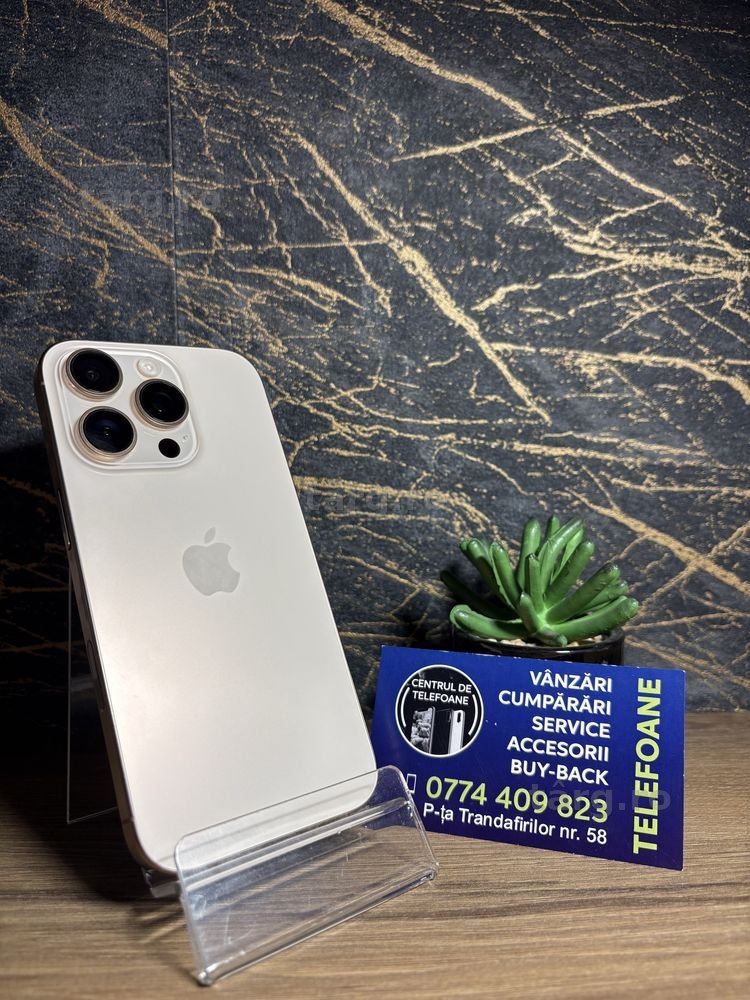 Iphone 16 Pro /128 GB/Garantie 2 ani Centrul de Telefoane/Rate
