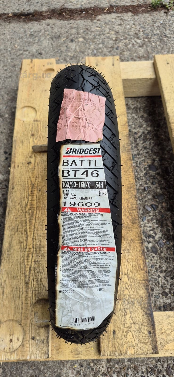 O anvelopa moto fata noua Bridgestone 100/90-16M/C,dot 2020.