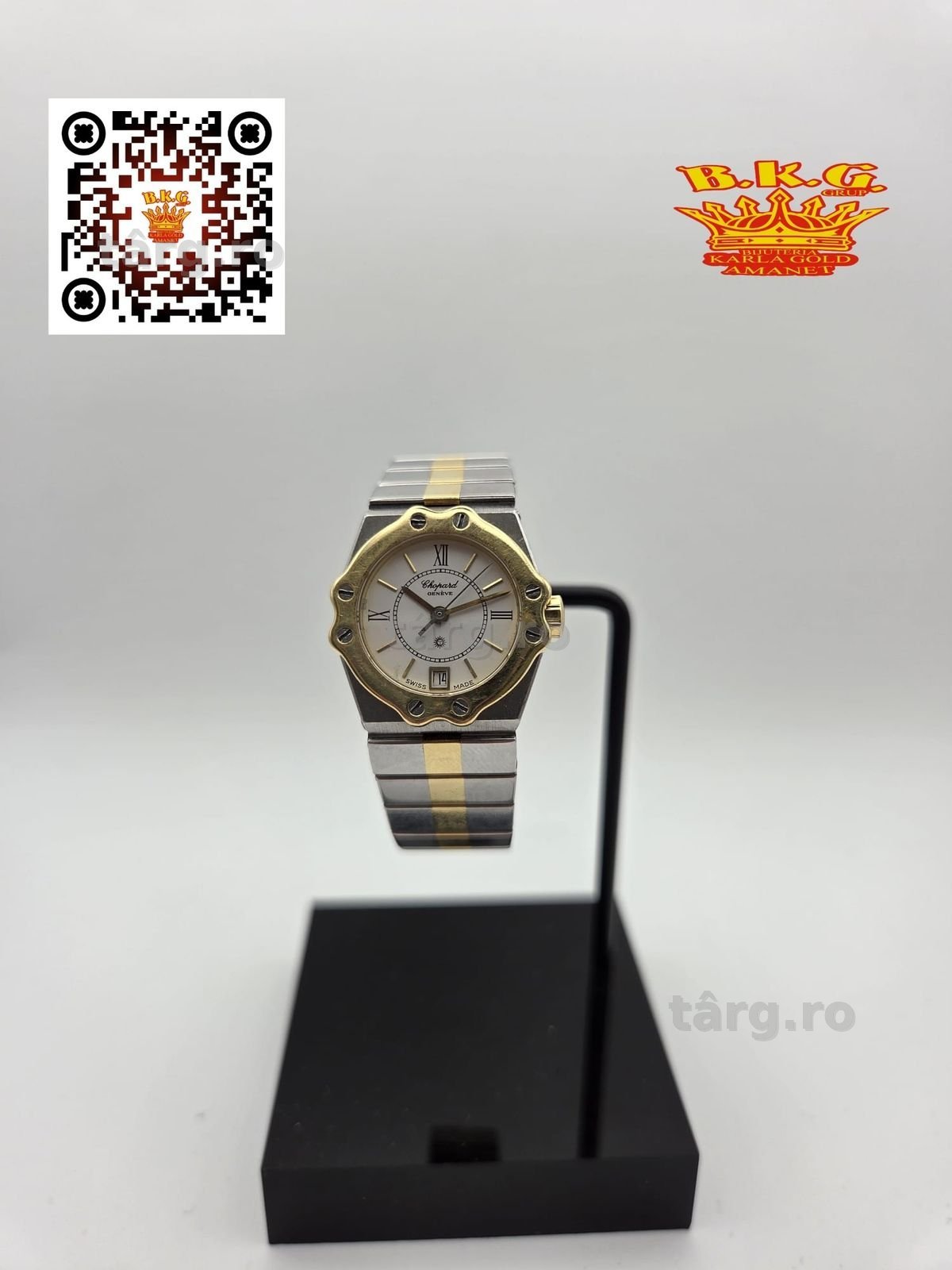 Chopard St. Moritz 18k aur cu otel Amanet BKG