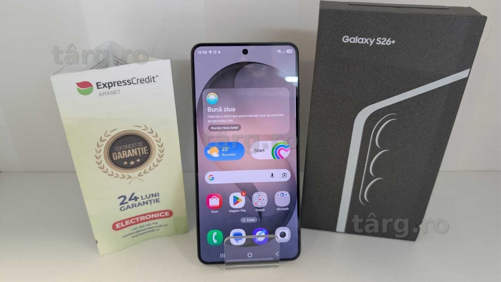 Samsung Galaxy S26 Plus 12/256Gb DESIGILAT IN AGENTIE (Ag8 Tudor/B75149) – Garantie 2 Ani!
