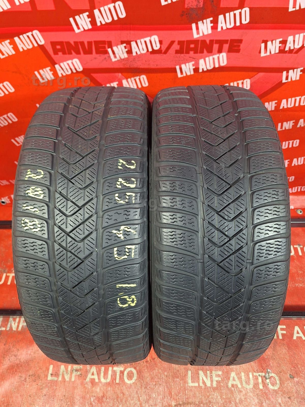 Anvelope M+S 225/45/18 - PIRELLI - 5.28 MM - DOT 2018 !