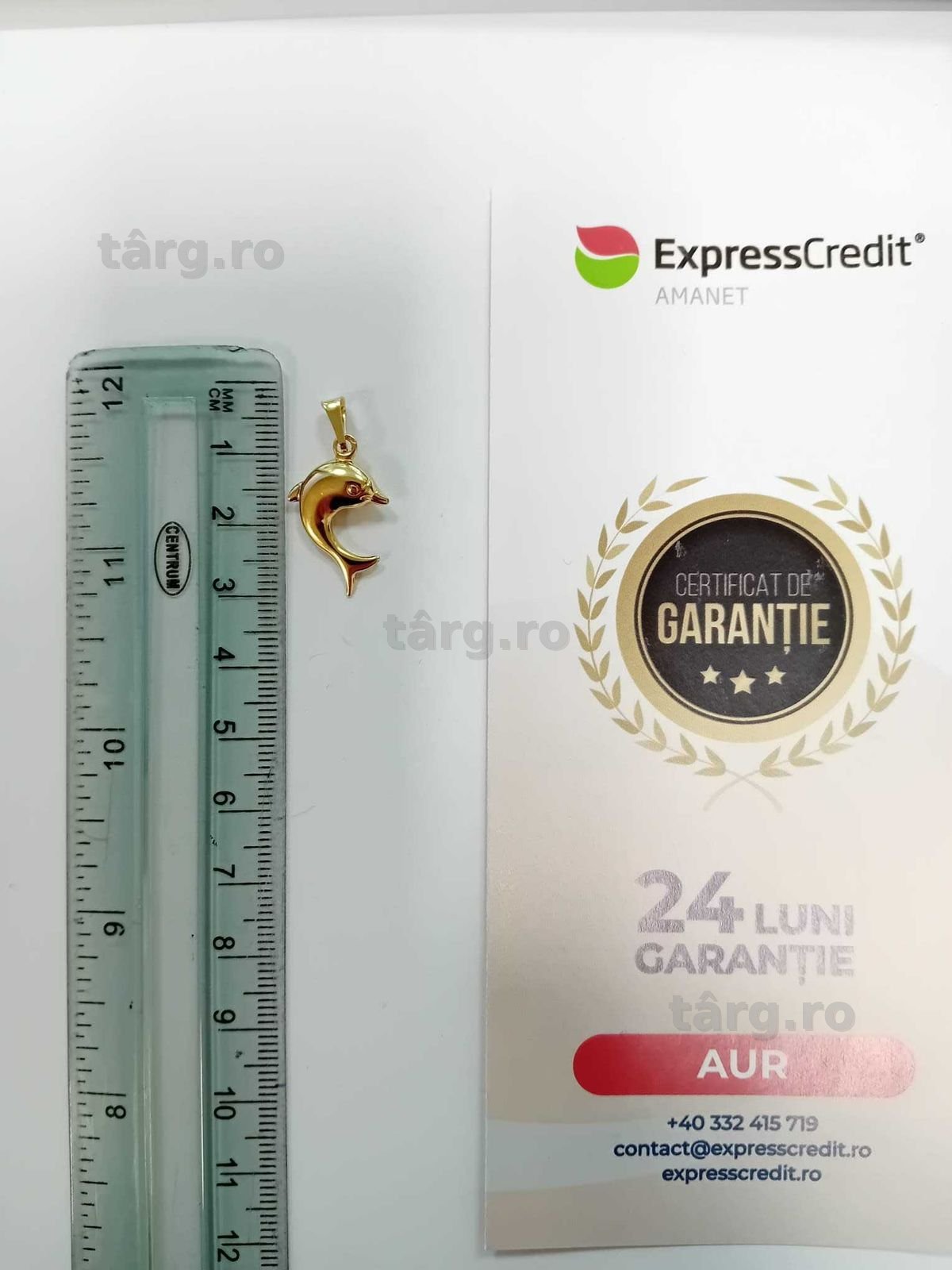 (Ag33) Pandativ Aur 14K/Garantie 2 ani 3