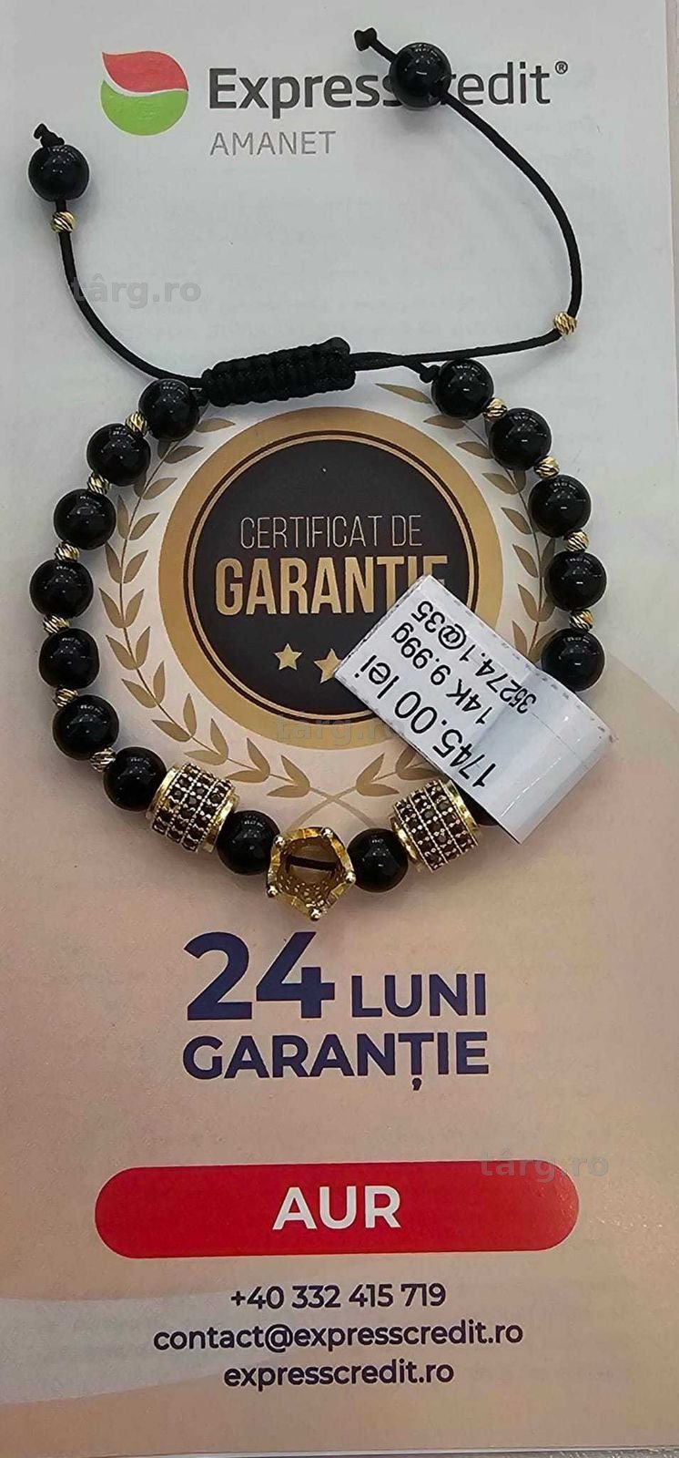 Bratara Aur 14K 9.99g(AG35 B:35274.1) Garantie 2 Ani