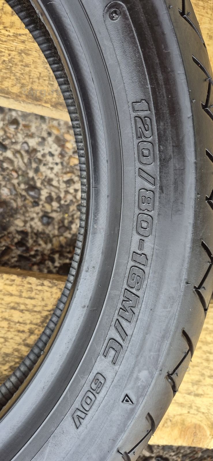 O anvelopa moto fata noua Bridgestone 120/80-16M/C. 5