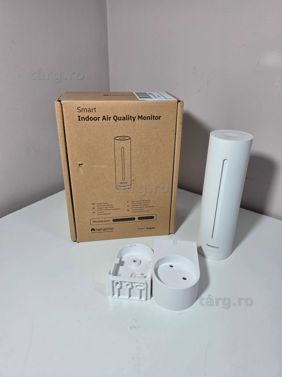 Netatmo - Stație de monitorizare a calității aerului Smart Indoor Air Quality Monitor