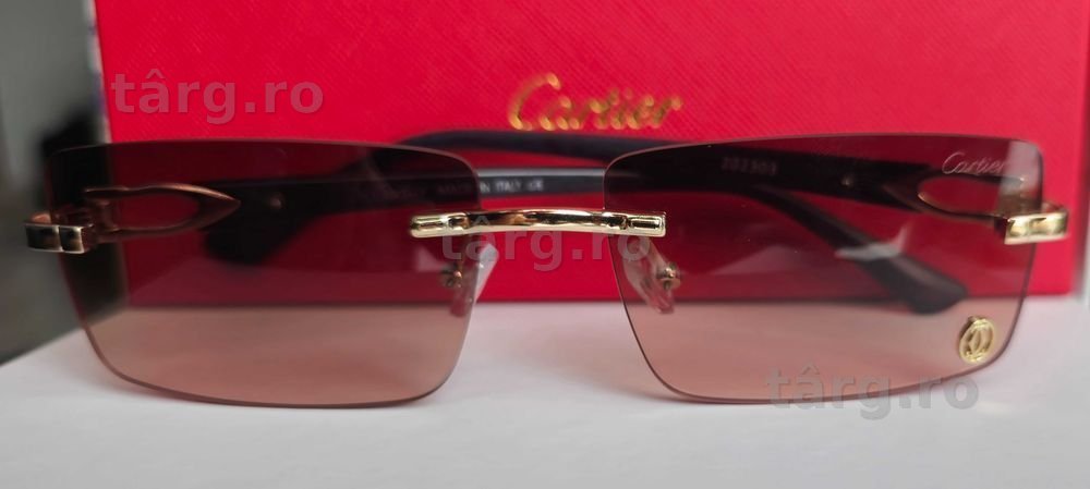 Ochelari de soare Cartier Horn Brown