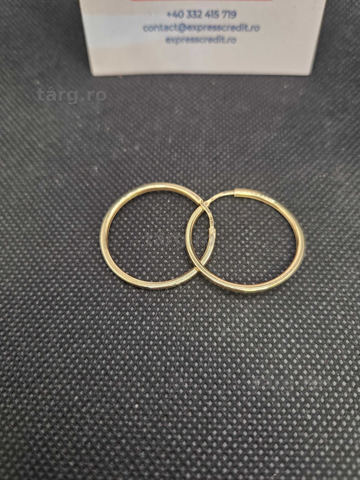 Cercei aur 14K 2.22g (50081.10 Ag11 Piata Nicolina) Garantie 2 ani! 2