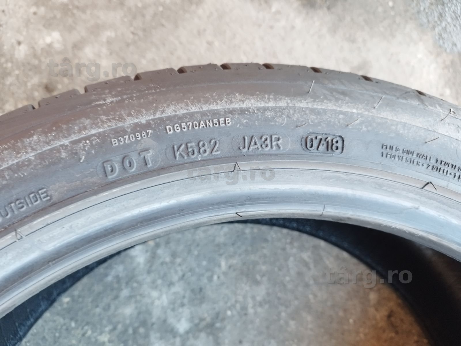 4 anvelope de vară ca si noi Dunlop RFT 225/45/19 7
