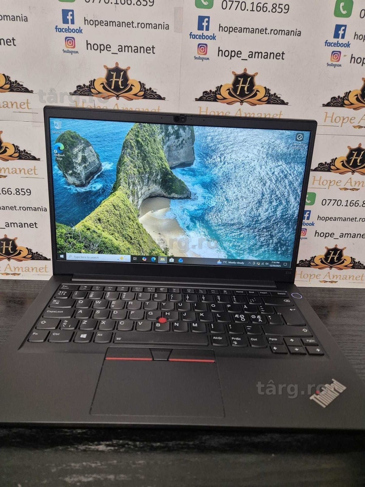 Hope Amanet P10/Laptop Lenovo Thinkpad E14 Gen 3 Ryzen 5 SSD