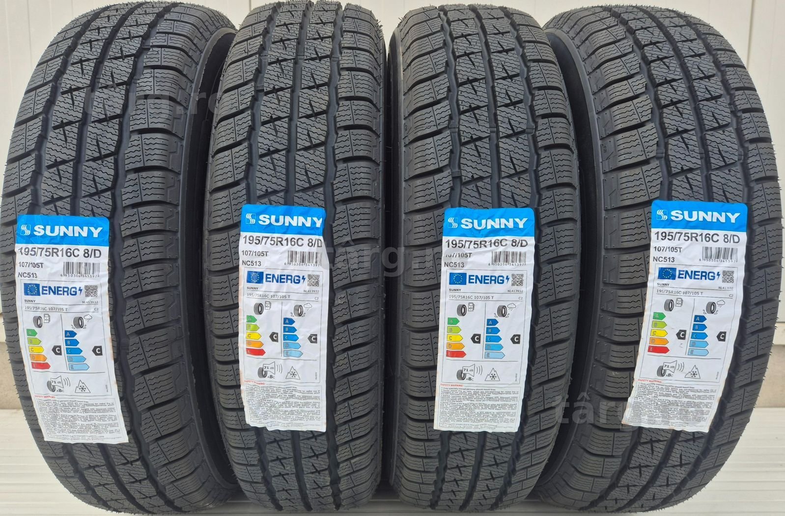 195/75 R16C, 107T, SUNNY NC513 8P.R. ,Anvelope all season M+S
