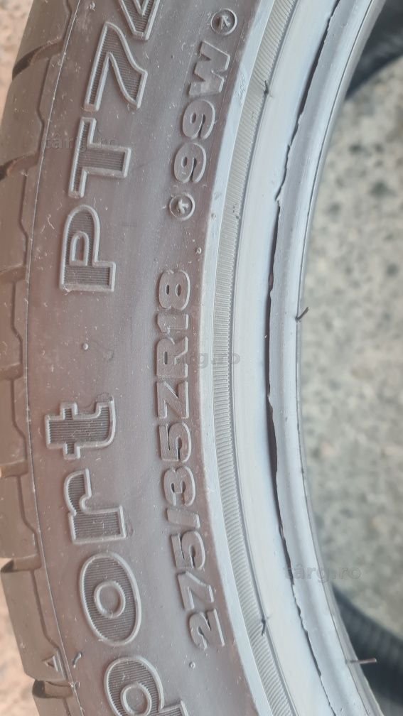 2 anvelope vara Petlas 275/35/18,ca si noi. 6
