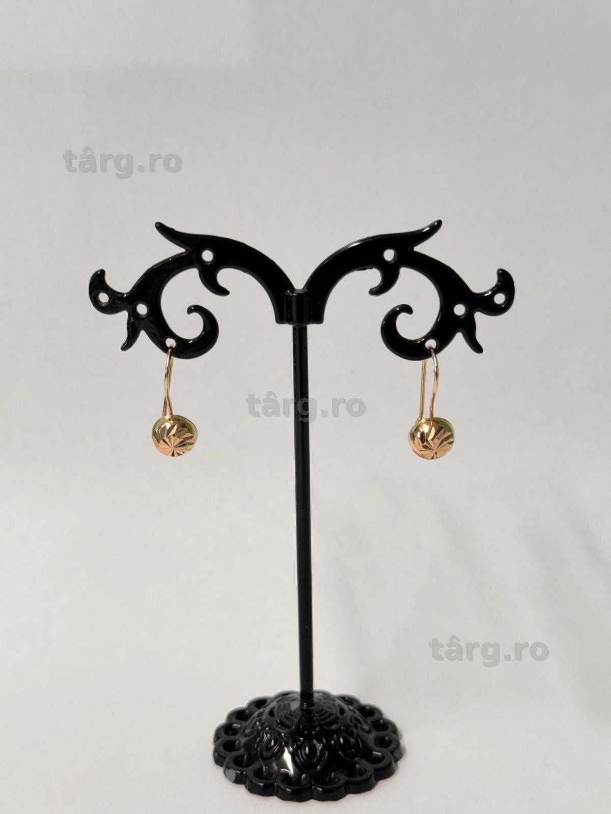 Cercei aur 14K 1.13g (B.60508.1 Tatarasi) Garantie 2 ani