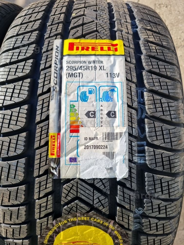 4 anvelope iarna NOI PIRELLI 295/45/19 d cu ot 2019 pret per bucata 2