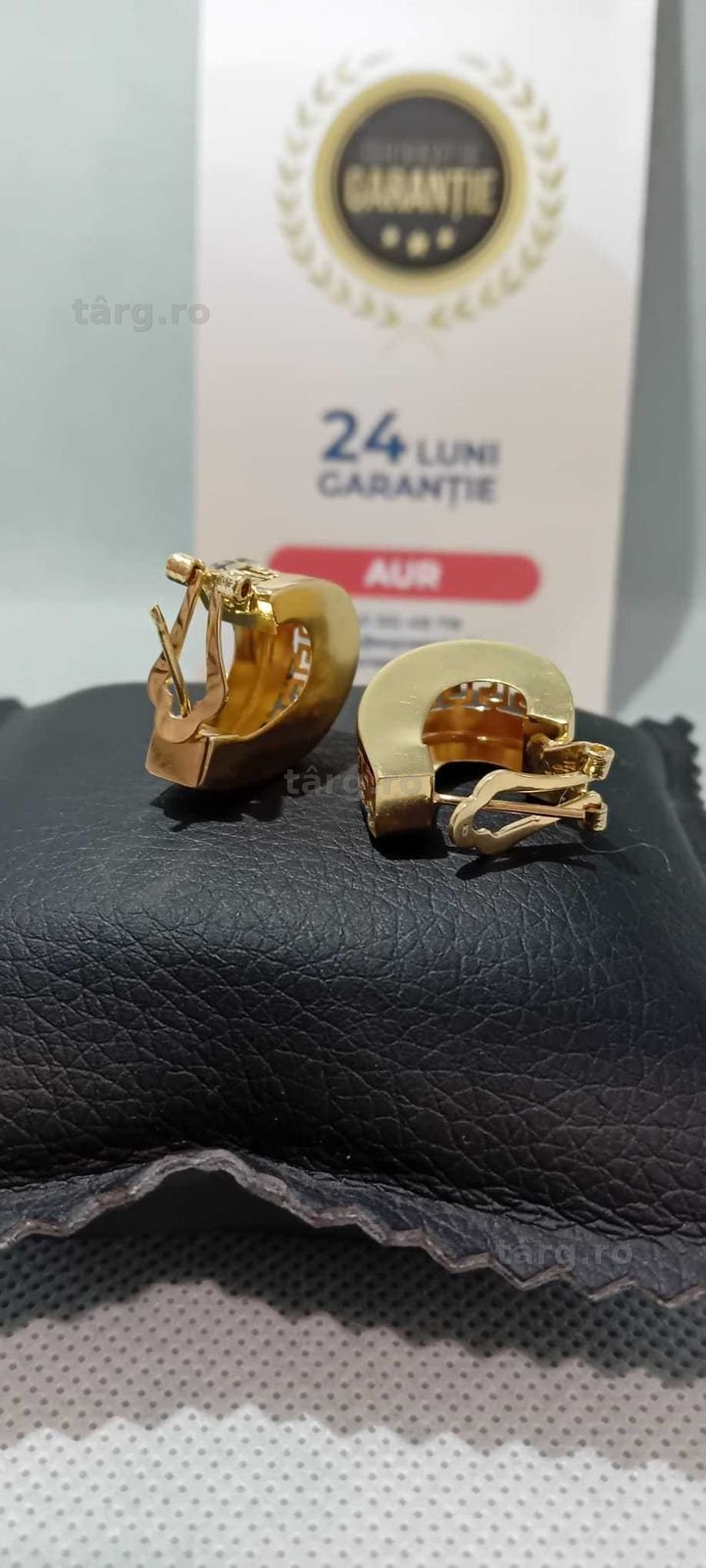 Cercei Aur 14K (Ag18 Tutora b.28527) Garantie 2 ani! 3