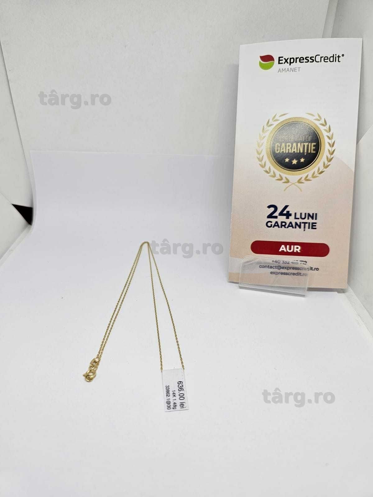 Lant aur 14k 1.48g (33862/15 Gara1) Garantie 2 ani!