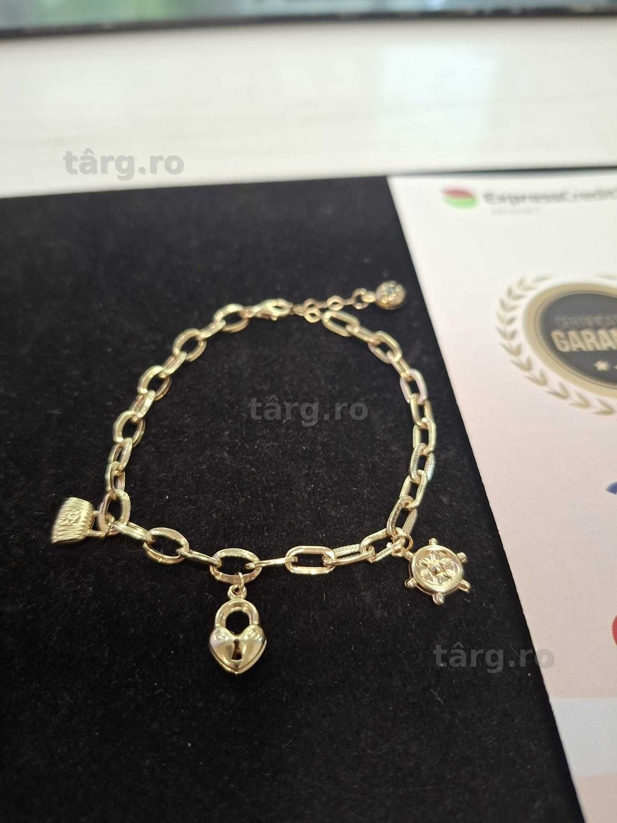 (Ag33)Bratara Aur 14K/Garantie 2 ani 3