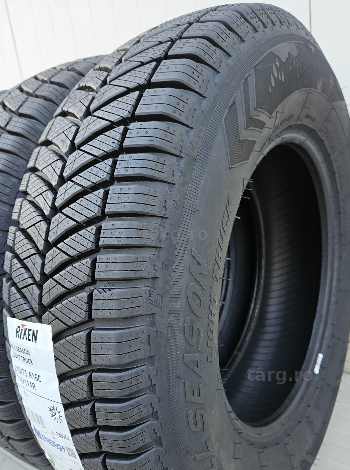 215/75 R16C, 116R, RIKEN (By Michelin), Anvelope All Season M+S 3