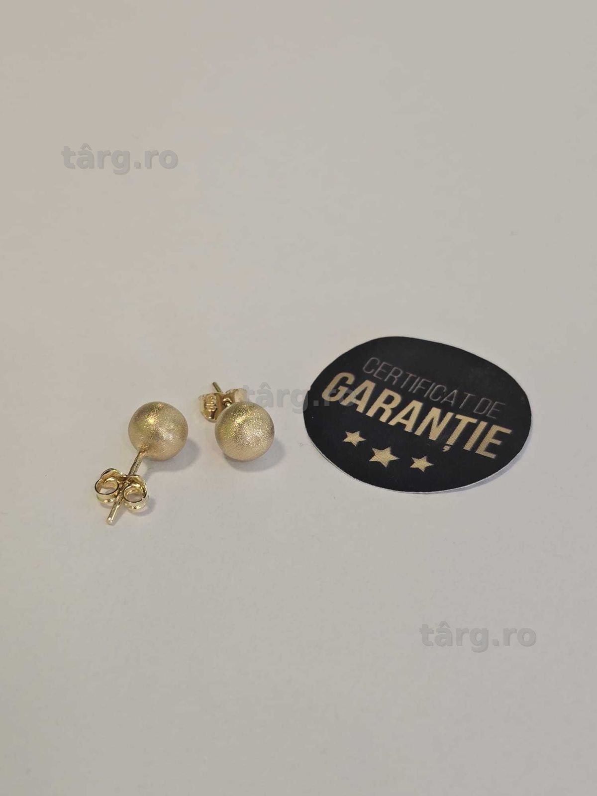 Cercei aur 14 K, 1.38 gr. (ECA 39 / b18455.1) – Garantie 2 ani 2