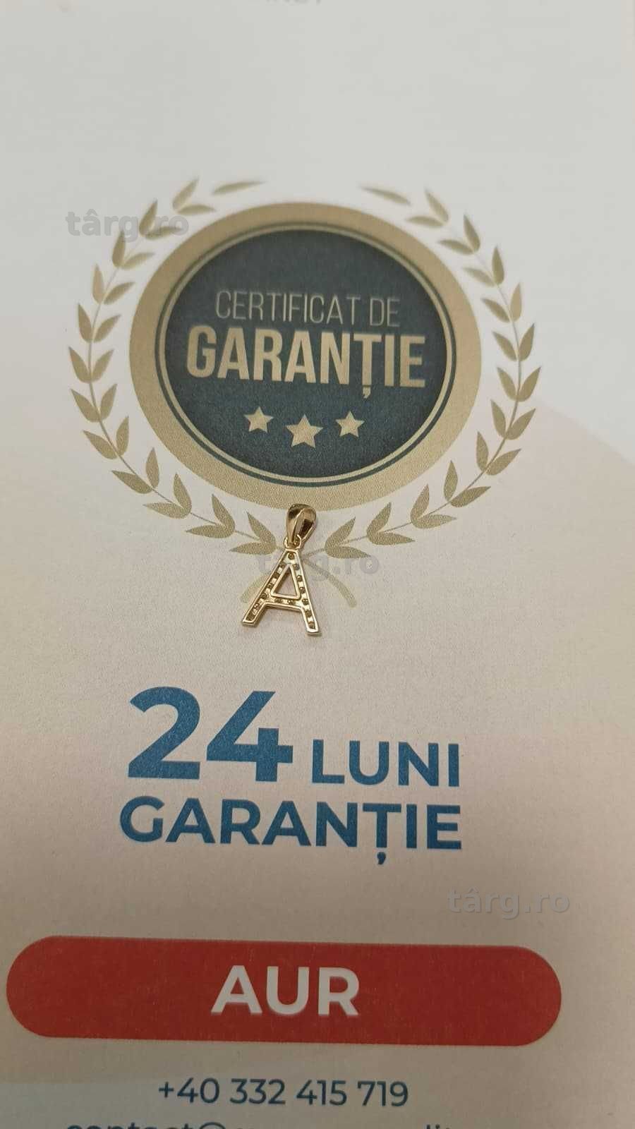 [AG24 Harlau B.45897.1] Pandantiv aur 14k 0.78gr - Garantie 2 ani! 5