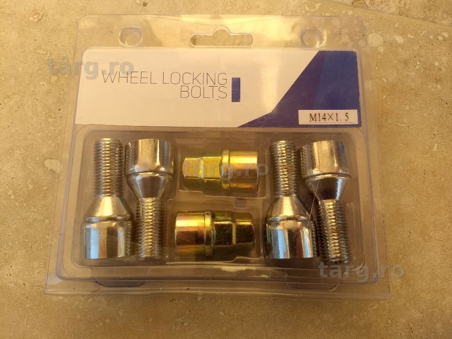 Set Prezoane antifurt M14 x 1,5 Con pt VW Audi, Mercedes Opel BMW