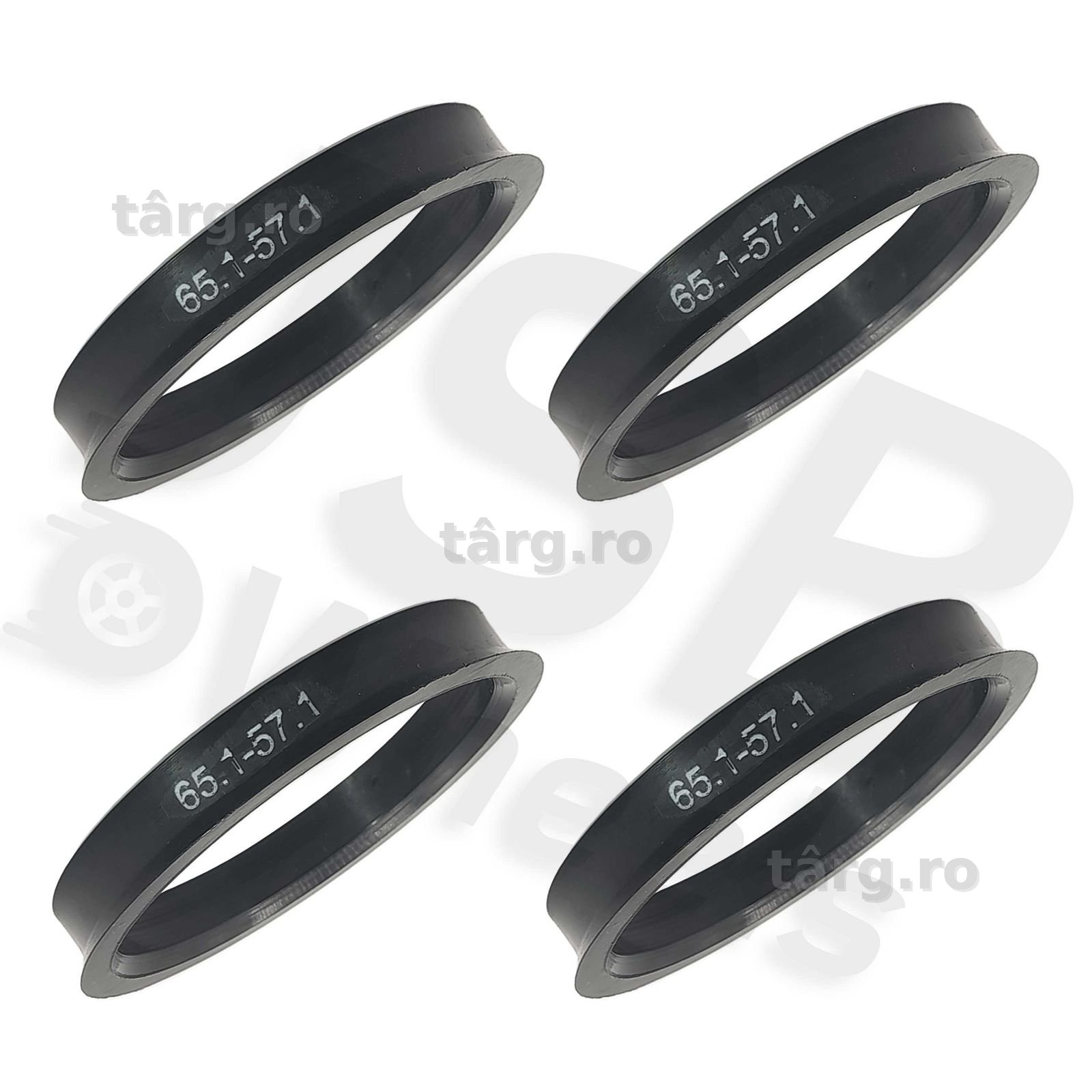 Set inele de centrare ghidaj jante noi 65.1-57.1 mm VW,Seat,Skoda,Audi