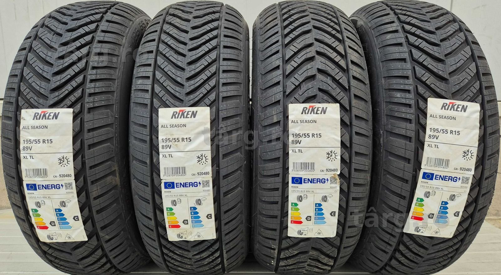 195/55 R15, 89V, RIKEN ( by Michelin ) XL, Anvelope all season M+S
