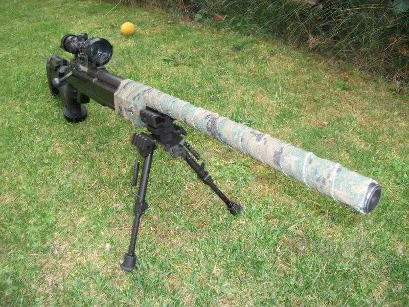 Pusca Airsoft - METAL MASIV!! Cal.6mm Cu LUNETA INCLUSA - Bipod Arcgaz