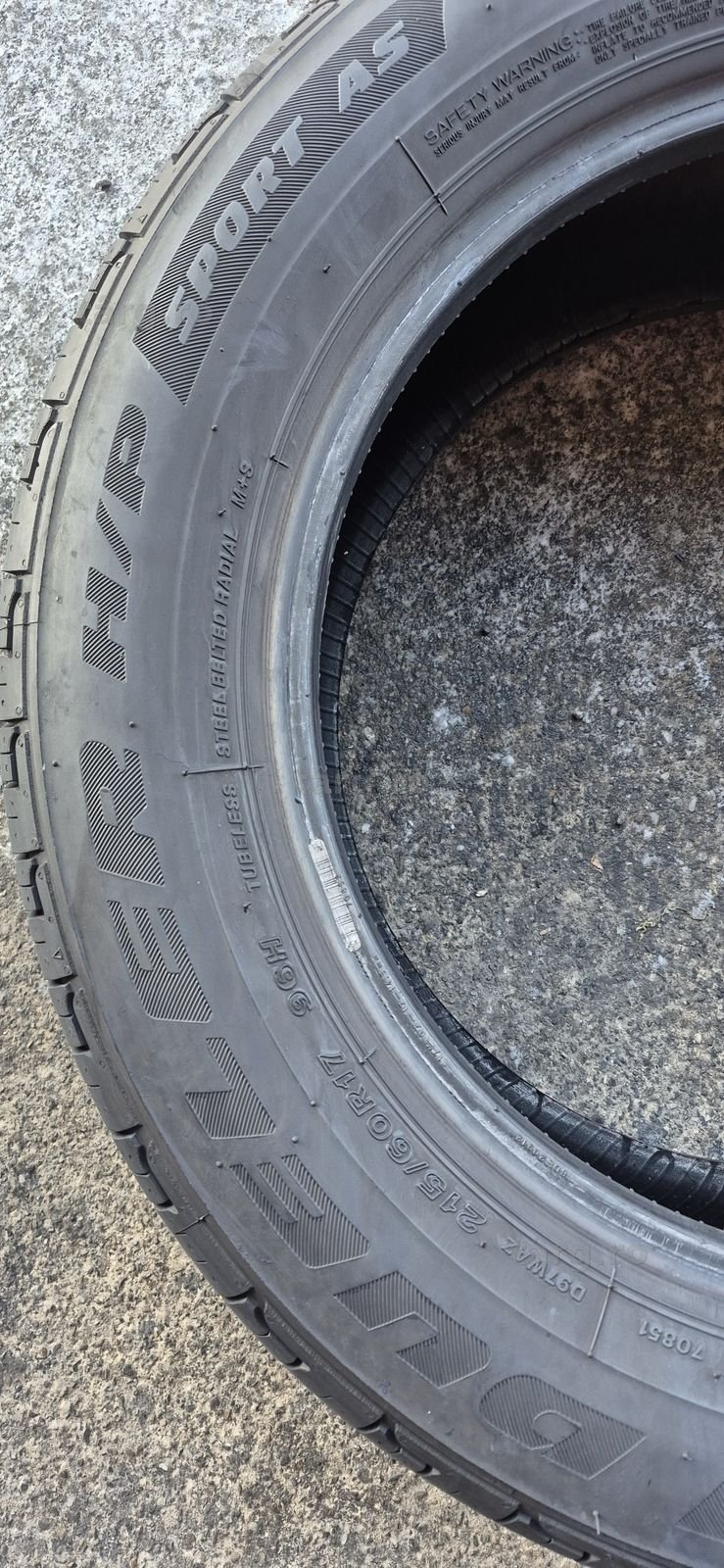 4 anvelope M+S Bridgestone 215/60/17.Pretul este pe bucata. 5