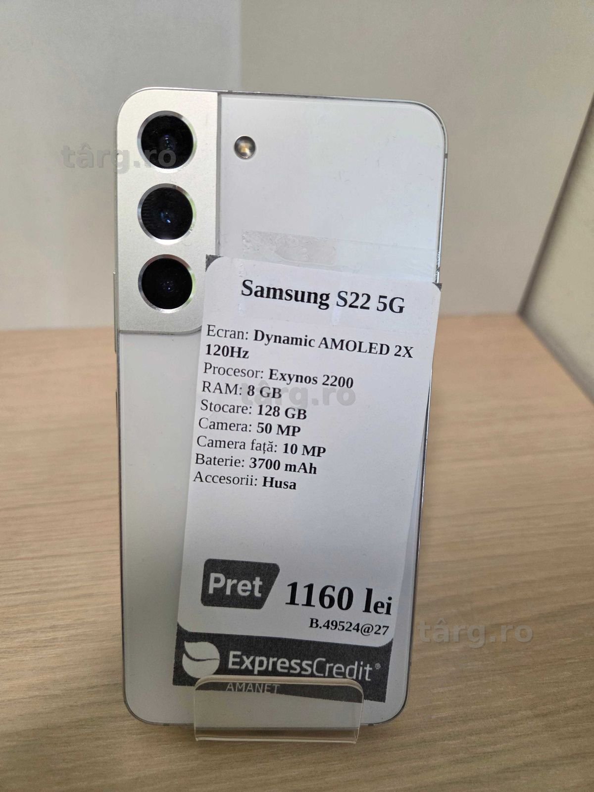 Samsung S22 5G 128GB (ECA27 b.49524)-Garantie 2 ani!