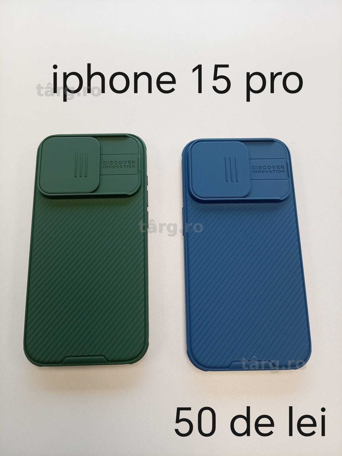 Huse, Folii, Cabluri iPhone 15 Pro - Montaj gratuit folie 3