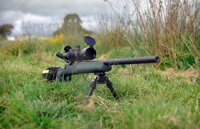 PUSCA AIRSOFT CU LUNETA MARE! Propulsie Spring Pe Arc +1000 Bile Bonus