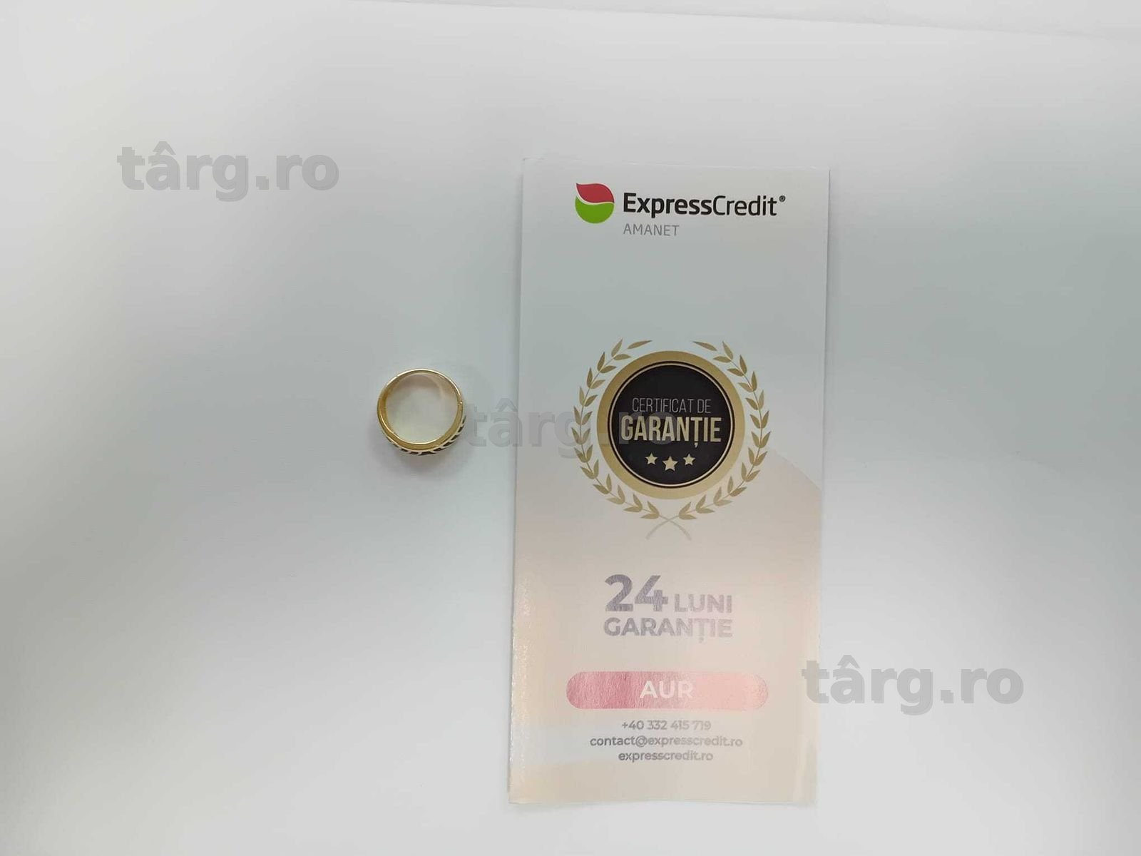 (Ag33) Inel Aur 18K/Garantie 2 ani 2