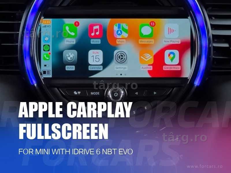 MINI Cooper FSC Apple CarPlay Fullscreen + Harți Lifetime Europa