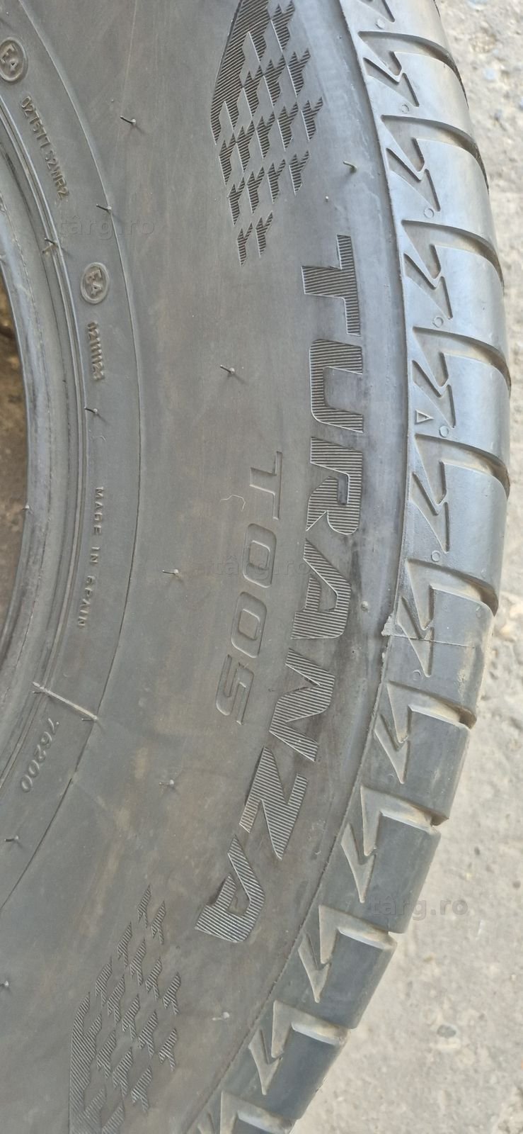 4 anvelope vara Bridgestone 265/65/17,dot 2020.Pretul este pe bucata. 5