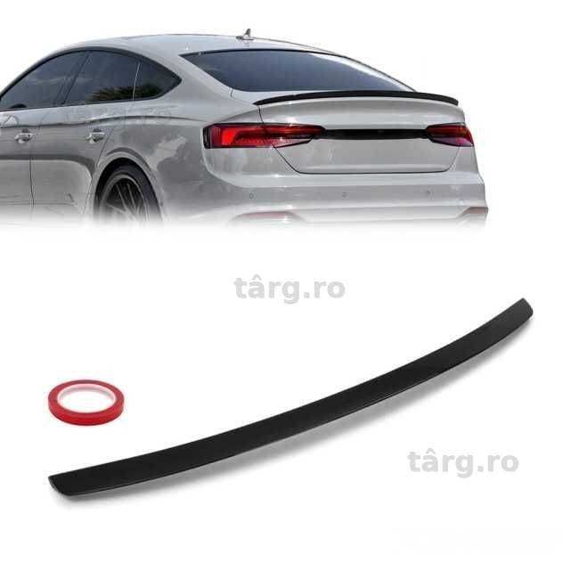 Eleron Portbagaj Lip Codita Audi A5 B9 Sportback / Coupe, Negru Lucios