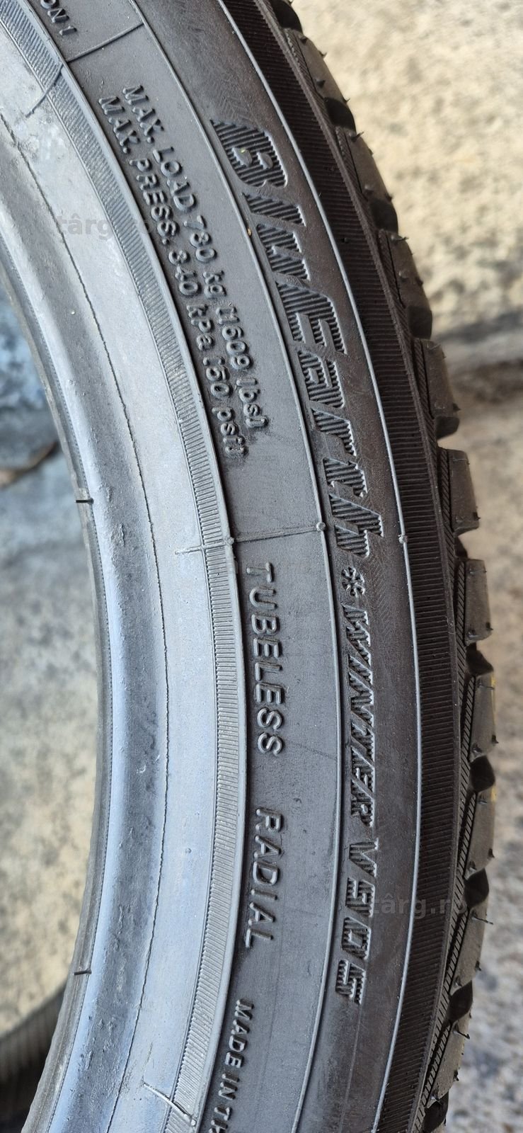 4 anvelope iarna noi Yokohama,fata 235/40/18,spate 265/35/18. 8