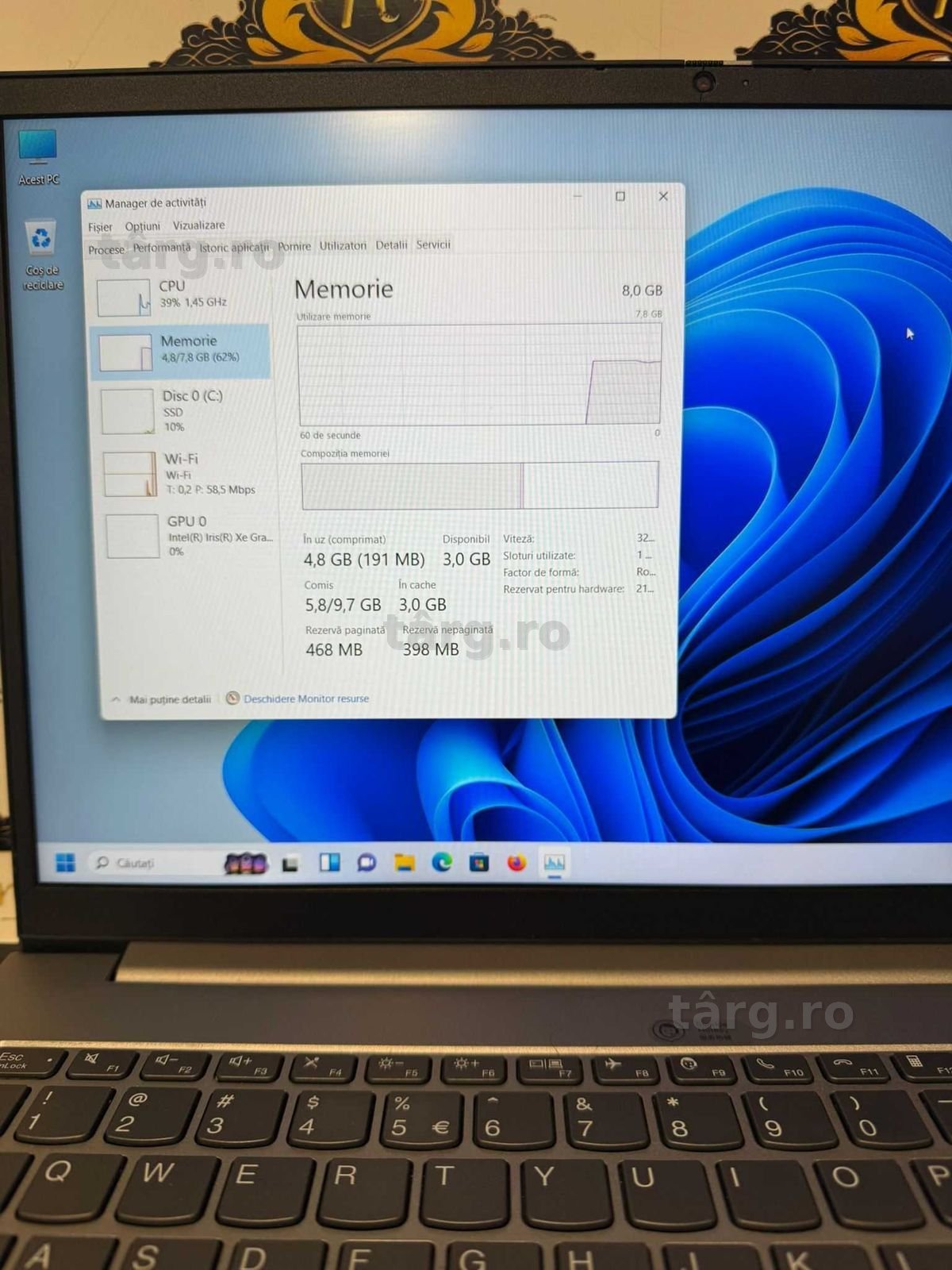 Hope Amanet P10/Lenovo ThinkBook 15 Gen2 Intel i5-1135G7 8GB RAM SSD 3